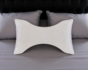 Cotton Wool Hypoallergenic Ergonomic  Size Bed Pillow (size: Standard)