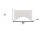 Cotton Latex Foam And Wool Hypoallergenic Ergonomic Size Bed Pillow