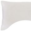 Cotton Latex Foam And Wool Hypoallergenic Ergonomic Size Bed Pillow