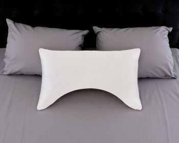 Cotton Latex Foam And Wool Hypoallergenic Ergonomic Size Bed Pillow (size: Standard)
