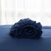 Navy Blue Linen Fitted sheet