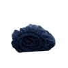Navy Blue Linen Fitted sheet