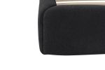 Tufted Linen Blend Upholstered Queen Bed Frame