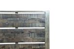 Slat Back Solid Wood King Bed Frame