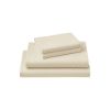 Four Piece Ivory Cotton Queen Sheet Set