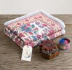 Rose And Cream Floral Cotton Decorative Comforter