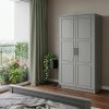 72" Solid Wood Two Door Combo Dresser
