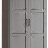 72" Solid Wood Two Door Combo Dresser