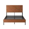 Brown Metal And Steel Bed Frame