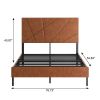 Brown Metal And Steel Bed Frame