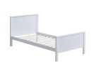 Shiplap Texture Wood Twin Bed Frame