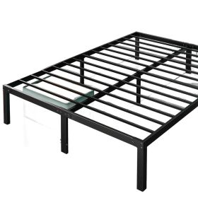 Black Metal  Bed Frame (size: Full)