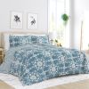 4-inch Thick Soft Gel Memory Foam Mattress Topper in Light Blue