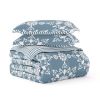 4-inch Thick Soft Gel Memory Foam Mattress Topper in Light Blue