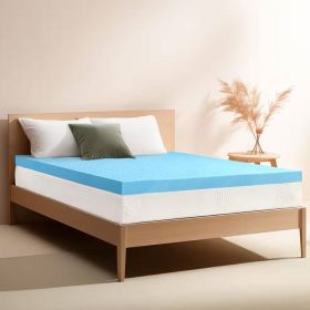 3-inch Thick High Density Memory Foam Mattress Topper (size: KING)