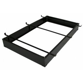 Hotel Style Metal Bed Base Bed Frame in Espresso (Option: 6 Inch High, size: Twin/Twin Xl)