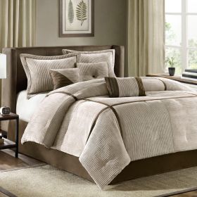 7 Piece Comforter Set (Color: as Pic)
