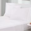 4-Piece Cotton Blend Jersey Sheet Set in White
