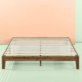 Simple Modern Solid Wood Platform Bed Frame - 700 lb. Weight Capacity (size: KING)